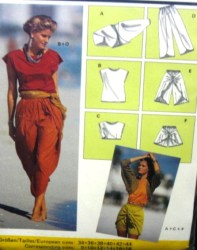 5048 JERSEY T,BOLERO,CROP TOP,WRAP TIE BOTTOMS PATTERN 8-18